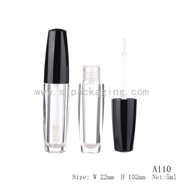 Günstige Großhandel Lip Glanz Rohr transparent 5ml ovalen Lip Glanz Rohr mit Applikator leeren Lip Gloss Container